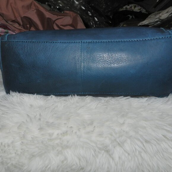 American Leather Liberty Shopper Shoulder Bag HTF Midnight Blue 🆕 FAST😮‍💨⚡🚚 - Picture 11 of 15